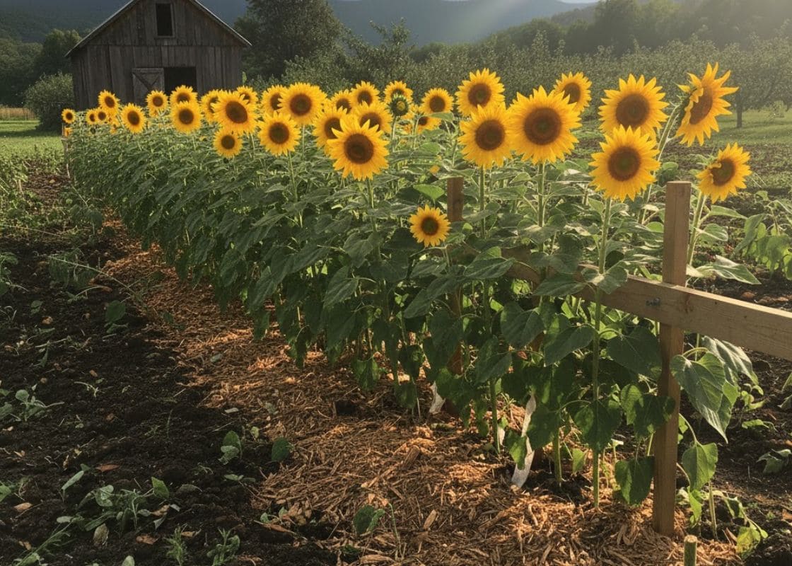 A Sudden Mountain Windstorm Snapped My Sunflower Row