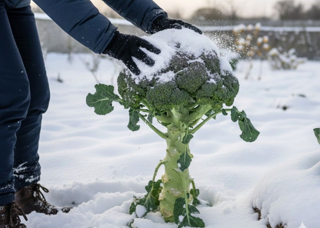 I Have a Giant Broccoli and Maybe the Biggest in the World Haha