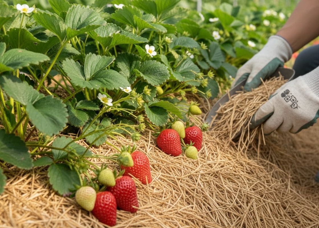 The Simple Rice Husk Habit That Finally Gave Me Bountiful Strawberries