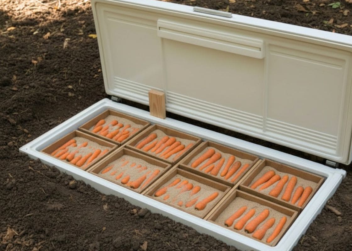 The Winter I Had More Carrots Than We Could Eat and An Old Refrigerator Became Our Root Cellar