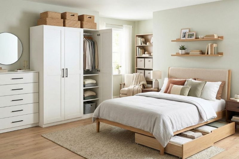 10 Smart Bedroom Storage Solutions to Maximize Space