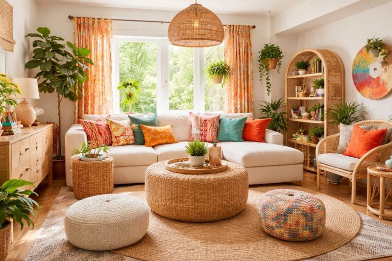 20 Boho Living Room Ideas That Instantly Warm Up Your Space