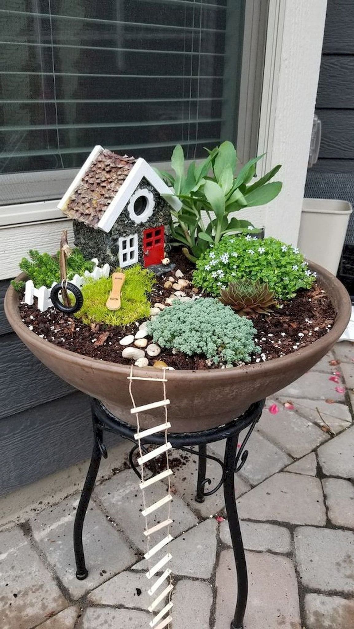 Fairy Garden in a Flower Pot
