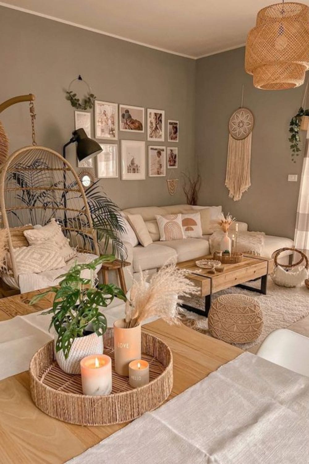 Neutral Cozy Boho Corner