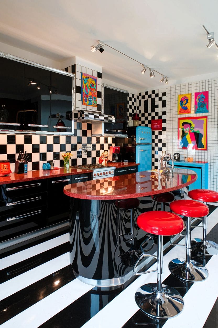 Pop Art Retro Kitchen