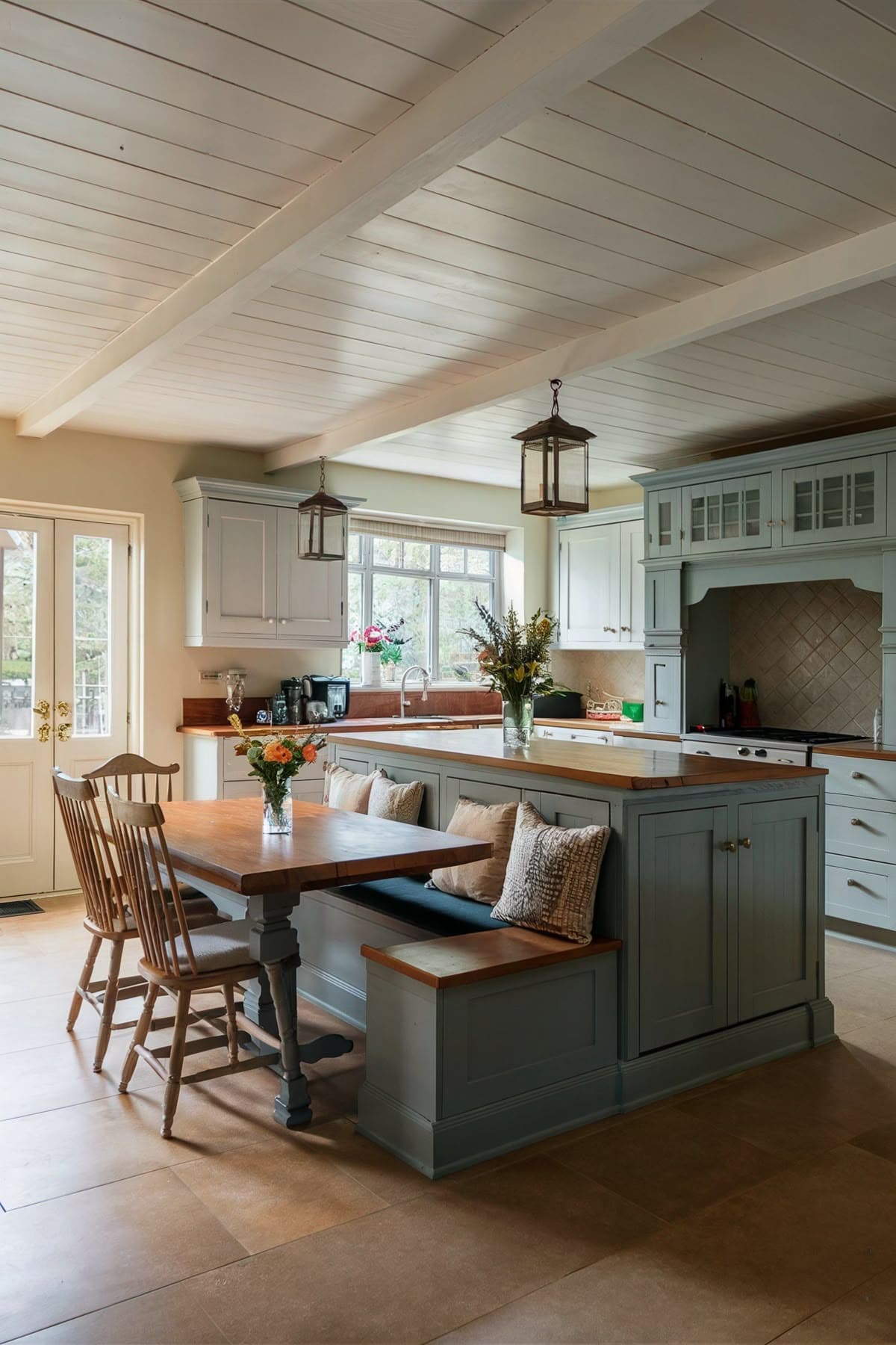 Soft Country Farmhouse Kitchen